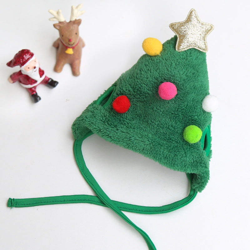 Wholesale Dog Cat Pet Christmas Hat Bibs Scarf Belly Band Teddy French Bulldog Pomeranian Autumn and Winter Clothes